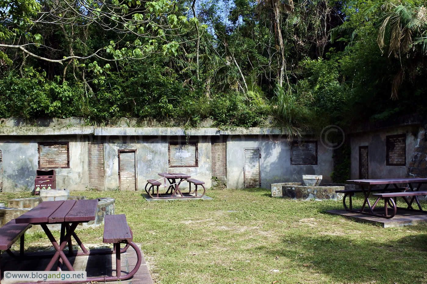Military Shelters at Tai Tam Tuk Reservoir